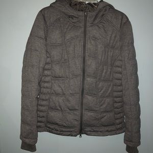 New York & Company Gray Puffer Jacket